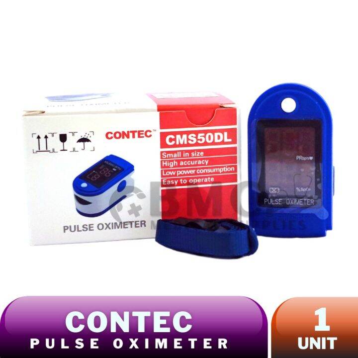 Contec Pulse Oximeter (CMS50DL) High Accuracy Original☛ Lazada PH