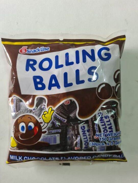 Rolling Balls Milk Chocolate Candy Balls 30pcs Lazada PH