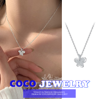 COCOJEWELRY เกาหลีผีเสื้อสร้อยคอหญิง Ins สไตล์อารมณ์หวานแสงหรูหราซอกระดับไฮเอนด์การออกแบบกระดูกไหปลาร้าโซ่