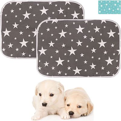 [pets baby] Washable DogTraining Pee Pads Reusable Dolldiaper Rabbit Wee Whelping Mat For Indoor Outdoor Travel