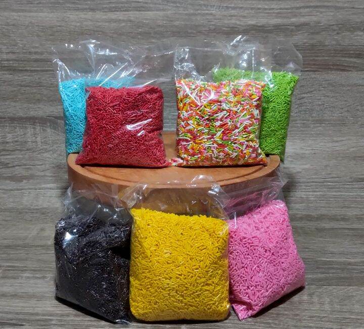 meises / coklat butir Gogo warna-warni / aneka warna aksesoris kue