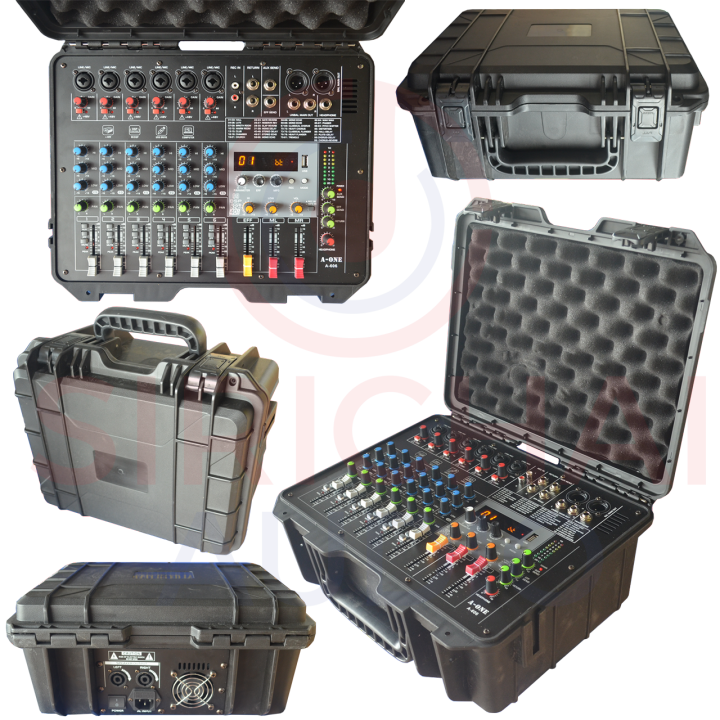 เพาเวอร์มิกเซอร์ AONE รุ่น PS1000 (8ช่อง700วัตต์) แบบกระเป๋า Lazada.co.th