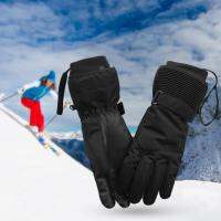 Hellery Waterproof Ski Gloves Winter Warm Snow Gloves,High Breathable PU Snowboard Gloves for Skiing, Snowboarding,Outdoor Sports, Gifts