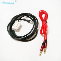 Biurlink อะแดปเตอร์เสียงสำหรับสาย Aux แจ็คคาดาออคตาเวีย Rcd510 Rcd310ตัวเมีย3.5มม.