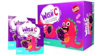 [ซอง 20 เม็ด] WISH-C กลิ่นองุ่น20 เม็ด (exp 12/6/25) วิตามินซี