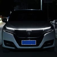 1ชิ้นไฟส่องสว่างฝากระโปรงรถยนต์แบบนีออน Led ยืดหยุ่นไฟ Drl Led ไฟวิ่งกลางวันโคมไฟตกแต่งอัตโนมัติอุปกรณ์เสริมทั่วไป