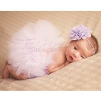 【CC】❡▲  Baby Tutu Skirt Newborn Headdress Photo Prop Outfits  h055