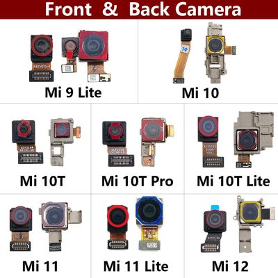 ของแท้เหมาะสำหรับ Xiaomi Mi 9 10 10T 11 12 Pro Lite กล้องมองหลังโฟมด้านหน้าด้านหลังชิ้นส่วนชิ้นงอสำหรับเปลี่ยนกล้อง