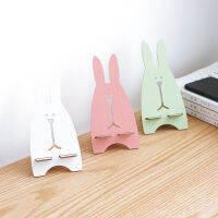 Original DIY Wooden Mobile Phone DIY Phone Holder Stand Cell Phone Holder Lovely Rabbit Cell Phone Holder