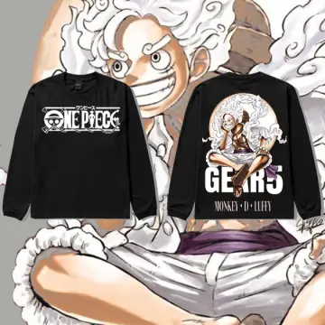 Luffy Gear 5 One Piece T-shirt para crianças, roupas para meninos e  meninas, roupas infantis, camisetas anime, tops de desenhos animados