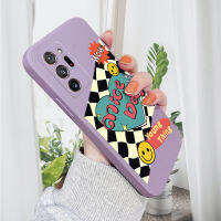 เคส PMP สำหรับ Samsung Galaxy Note 20 Note 20เคสโทรศัพท์ลายการ์ตูนพิเศษลายสก๊อตรักยิ้มเคสปลอกซิลิโคนของเหลวทรงสี่เหลี่ยมดั้งเดิมคลุมทั้งหมดเคสป้องกันทนแรงกระแทกกล้อง