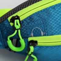 ♝❉  Jogging Waist Bag Travel Pocket Key Wallet Pouch Phone Holder Chest Marathon Bag Waterproof Nylon Sports Running Pockets Black