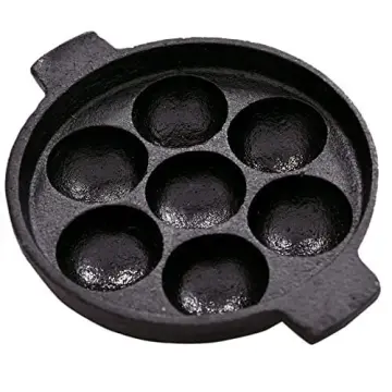 Buy Best Cast Iron Kuzhi Paniyaram/Appe/Ponganalu Pan 12 Pit