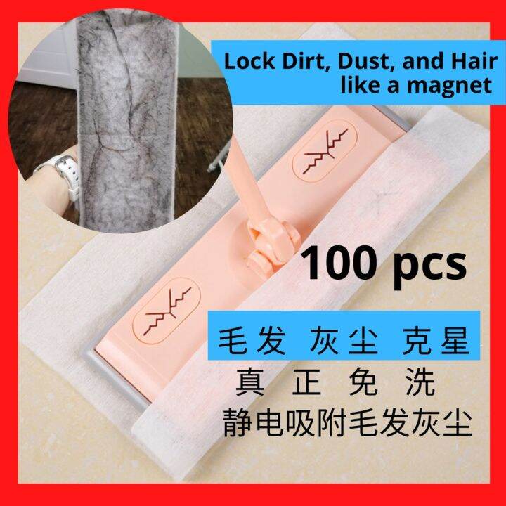 Electrostatic Dust Tissue / Static dry dust paper / disposable mop/clean drag/dust paper home