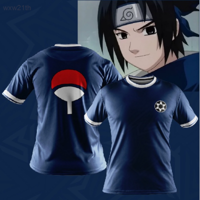 2023 Naruto Sasuke Jersey Sublimation Murah Printed Tee Unisex