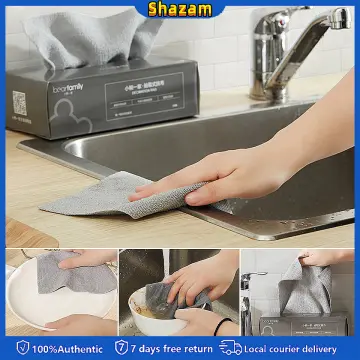 box disposable kitchen towel cleaning cloth