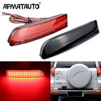 ตัวสะท้อนแสง Bemper Belakang LED 2ชิ้นไฟเบรคหยุดท้ายไฟตัดหมอกด้านหลังสำหรับ Toyota Avensis Alphard Estima RAV4 Gaia PREVIA IPSUM