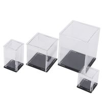 1Pc Acrylic Display Case Self-assembly Clear Cube Box UV Dustproof Toy Protection Not Including Other Items Grownups