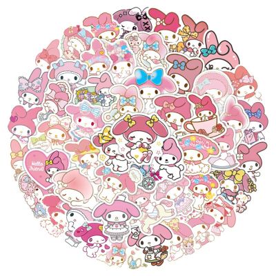 สติกเกอร์และป้ายติดสติกเกอร์ลายอะนิเมะของเล่นเด็กลาย My Melody น่ารัก10/30/50ชิ้นกระเป๋า DIY กระเป๋าเก็บภาพติดโทรศัพท์แล็ปท็อปจักรยานสติ๊กเกอร์ลายการ์ตูนของเล่นสำหรับเด็ก