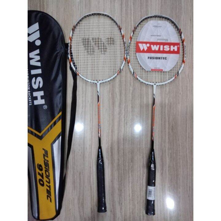 Original Single Badminton Racket WISH Fusiontec 970 Lazada PH