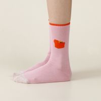 [WARMGREY TAIL] ARMCHAIR-PINK SOCKS 230 - 280mm (free size)