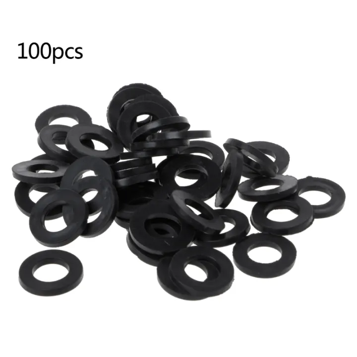 12pcs Silicone O-ring Flat Gasket White Silicone O-Ring Sealing Washers for Bellows Hoses 1/2 Flat Gasket 