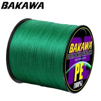 BAKAWA สายถัก4เส้นความยาวเอ็นตกปลา: 300ม./เส้นผ่านศูนย์กลาง330Yds: 0.2-0.42มม. ขนาด: สายลอยน้ำทำจาก PE แบบญี่ปุ่น10-85Lb