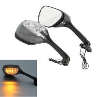 Motorcycle Rearview Mirrors Turn Signal For Suzuki GSXR600 GSXR600 750 2006-2010 GSXR1000 2005-2008 2007