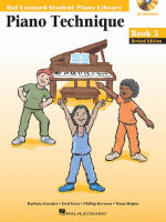 หนังสือเปียโน Hal Leonard Student Piano Library Technique (Book &amp; Audio) Book 3