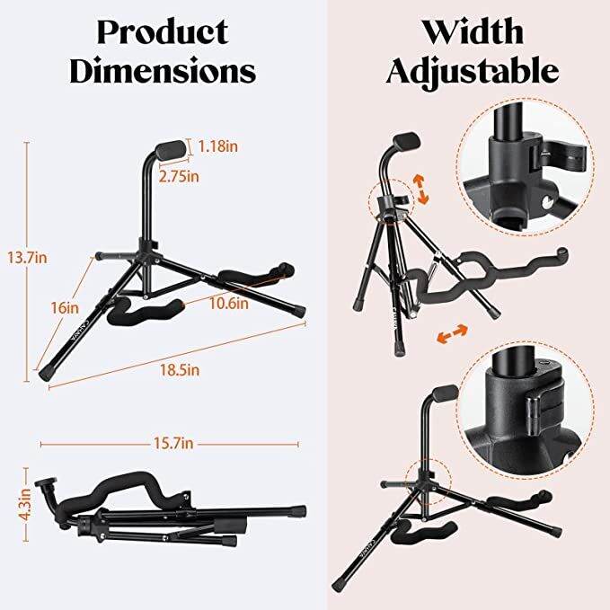 gregory-electric-guitar-stand-ขาตั้งกีตาร์ไฟฟ้า-ที่วางกีต้าร์ไฟฟ้า-แบบพับได้-รุ่น-ขาตั้งกีต้าร์อเนกประสงค์-ขาตั้งกีต้าร์พับได้