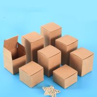 50pcs/lot Kraft Paper Cardboard Box Gift Packaging Box For Candy/Cookie/Jewelry Stoarge Cardboard Boxes