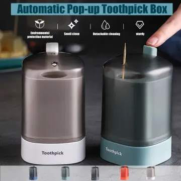 Portable Toothpick Holder Pocket Toothpick Dispenser Bucket