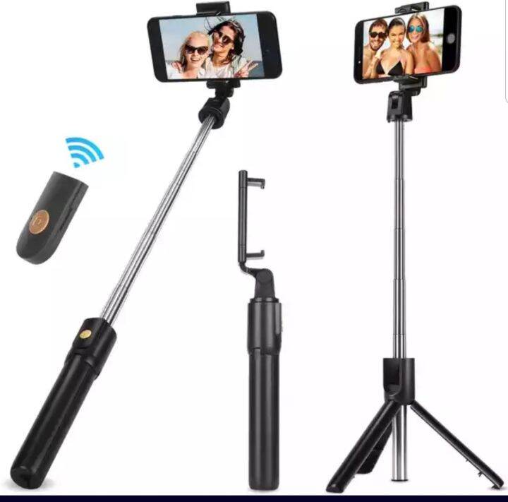 Selfie stick K07 monopod, tripod, bluetoothe 3 in 1 Lazada PH