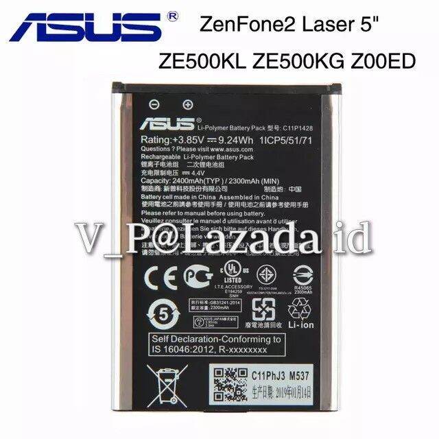 ORIGINAL 100% Baterai Battery ASUS Zenfone 2 Laser 5 inch ZE500KL