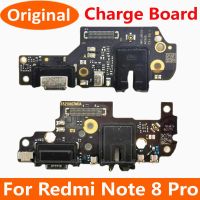 100% Original USB Charging Port Charge Board Flex Cable สําหรับ Xiaomi Redmi Note 8 Pro Subboard Dock Plug Connector พร้อมไมโครโฟน