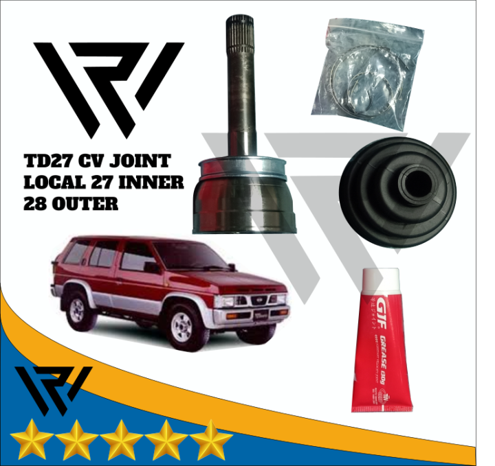 TD27 CV JOINT CVJOINT FOR NISSAN TERRANO , PATHFINDER, URVAN Lazada PH