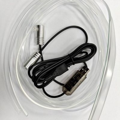 Hot USB 3M 6M RGB ไฟเบอร์ออปติกนีออน EL ลวด LED Strip ตกแต่งภายในรถยนต์บรรยากาศไฟหลายโหมด DIY Dashboard Ambient