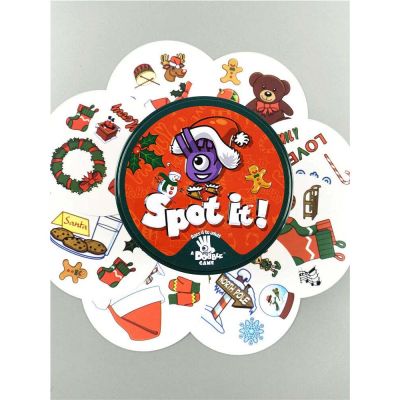 Spot it Dobble Family Friend Fun 5 เกมใน 1 การ์ดเกม Kids Indoor Outdoor Game for Party
