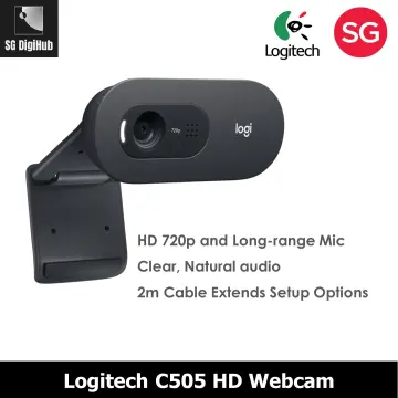  Logitech C505 Webcam - 720p HD External USB Camera for