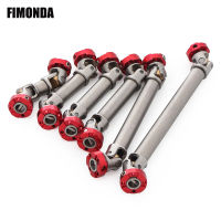 【CW】Stainless Steel Flange Drive Shaft for 114 Tamiya Tractor Truck 110 RC Rock Crawler TRX4 TRX6 Axial SCX10 D90 Redcat GEN8 CC01