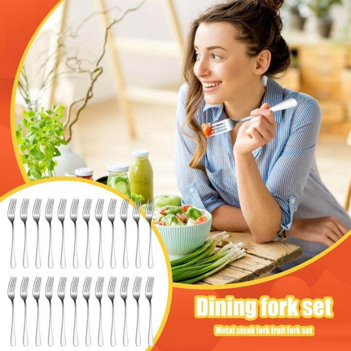 24-pieces-dinner-forks-set-forks-silverware-set-7-1-inch-silver-stainless-steel-dinner-forks-forks-silverware-forks-for-home