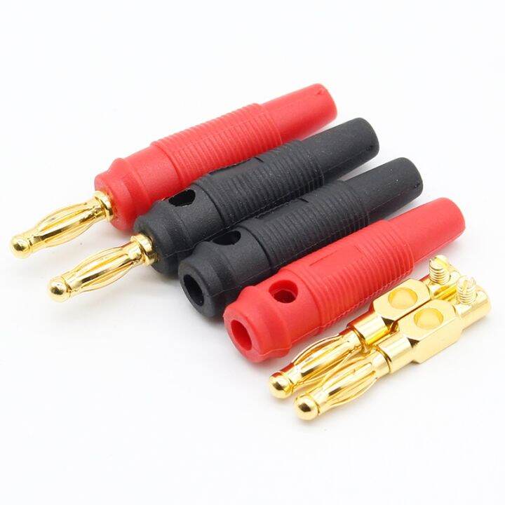 4pcs-new-4mm-plugs-pure-copper-gold-plated-musical-speaker-cable-wire-pin-banana-plug-connectorsadhesives-tape