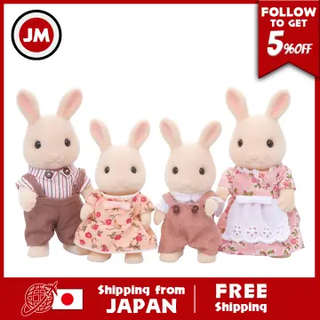 Epoch Sylvanian Families Sylvanian Family Doll set Milk Rabbit Family FS-09