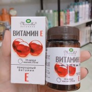 Vitamin E Đỏ Nga MIRROLLA Hàm Lượng 270mg Giúp Trống Lão Hóa, Làm Đẹp Da