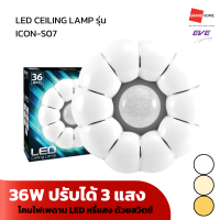 GRANDHOMEMART โคมเพดาน LED EVE รุ่น ICON-S07 36W ปรับได้ 3 แสง