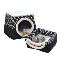 Multifunctional Cats Bed and Mat House for Cats and Small Dog Puppy Soft Sofa Accessories Supplies Products Sleeping Bag