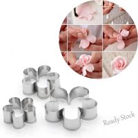 【Ready Stock】 ◐✔✒ C14 3PCS/Set Flower Mold Petal Cookie Cutter Sugarcraft Fondant Biscuit Baking Mould