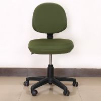 Solid Office Chair Cover Universal Rotate Desk Seat Covers Slipcovers Home Chair Seat Back Cover Universal Computer Chair Cover  Replacement Parts