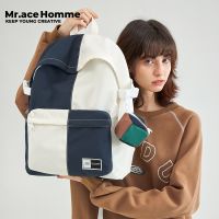 ♛ Mr.ace Homme Class กระเป๋าเป้สะพายหลัง กระเป๋านักเรียน อเนกประสงค์ ความจุขนาดใหญ่ 14 นิ้ว สําหรับผู้หญิง