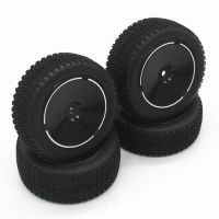 4Pcs Metal Wheel Rim Rubber Tire Tyre for Wltoys 144001 144002 144010 124016 124017 124018 124019 RC Car Upgrade Parts